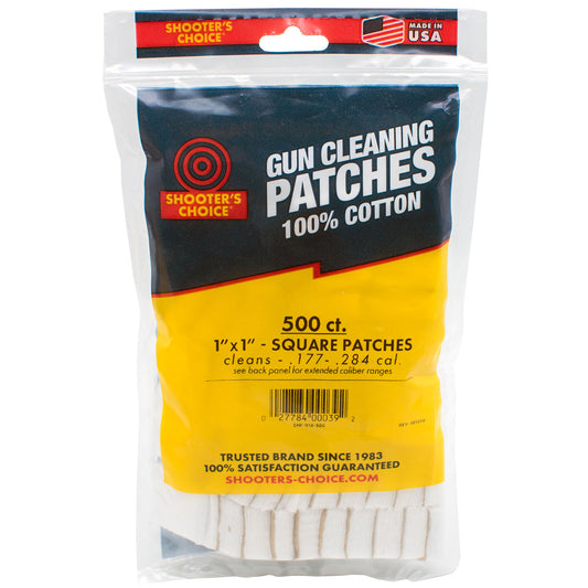 Shooter's Choice Shooters Choice Cleaning Patches 1 In. 500 pk. - Archery & Outdoor Gear - DropShot Archery