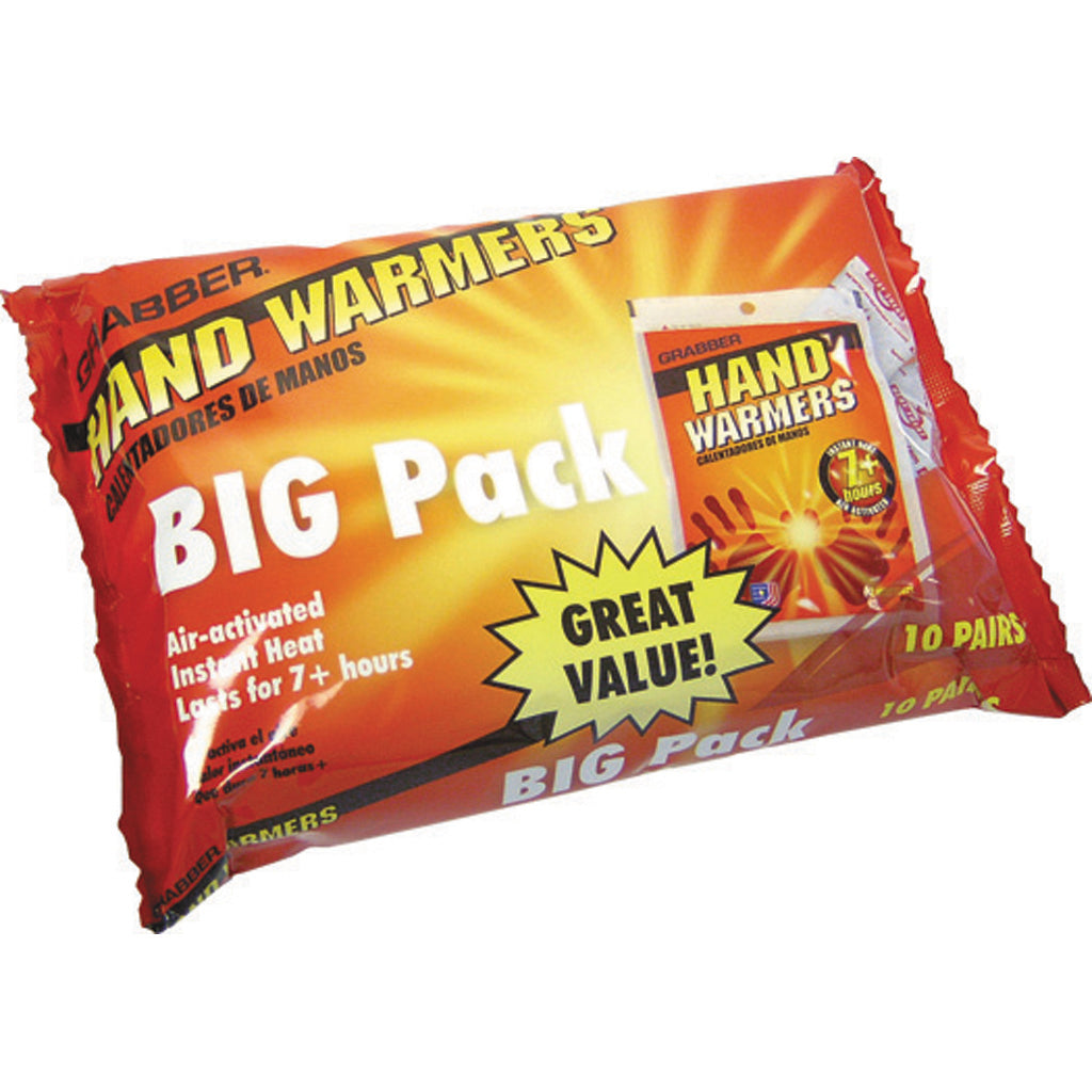 Grabber Grabber Hand Warmer Big Pack 10 pr. - Imported Draft - DropShot Archery