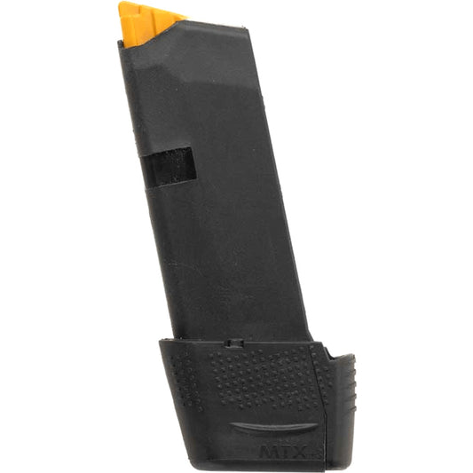 Xtech Mag43 Steel Reinforced Extended Magazine Glock 43 9 Rd.