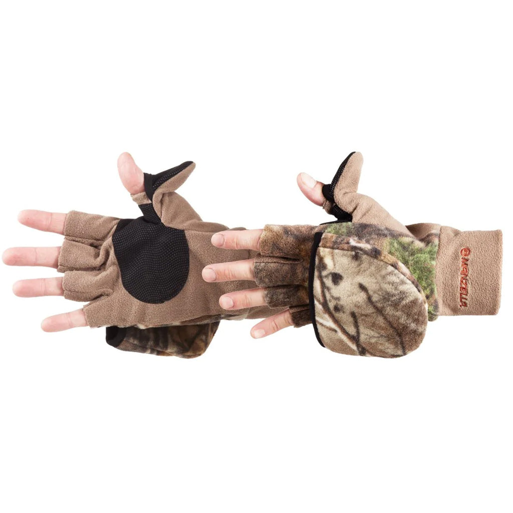 Manzella Manzella Convertible Glove/mitten Medium Realtree Edge - Outdoor Gear - DropShot Archery