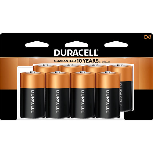Duracell Duracell Coppertop Batteries D 8 pk. - Outdoor Gear - DropShot Archery