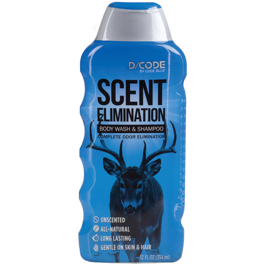 Code Blue Code Blue D-code Odor Eliminator Body Wash/shampoo 12 Oz. - Archery & Outdoor Gear - DropShot Archery