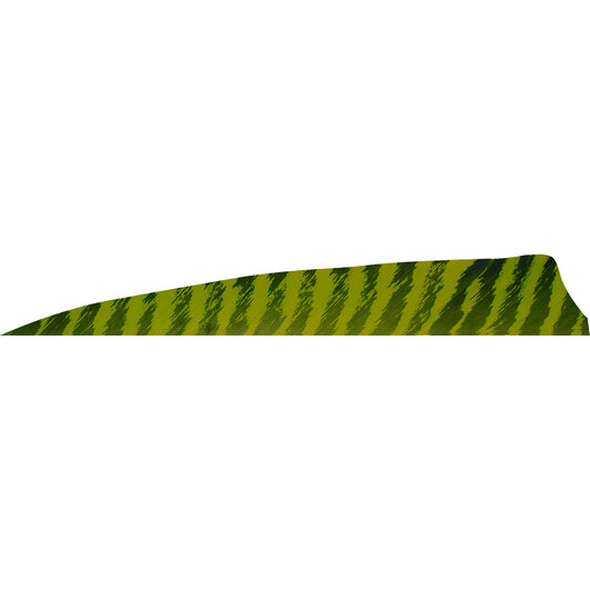 Gateway Gateway Shield Cut Feathers Barred Chartreuse 4 In. Rw 50 pk. - Outdoor Gear - DropShot Archery