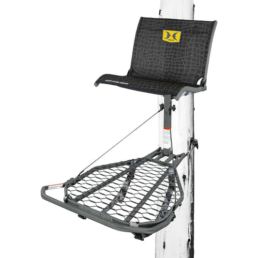 Hawk Treestands Hawk Helium Kickback Lvl Hang On Stand - Archery & Outdoor Gear - DropShot Archery