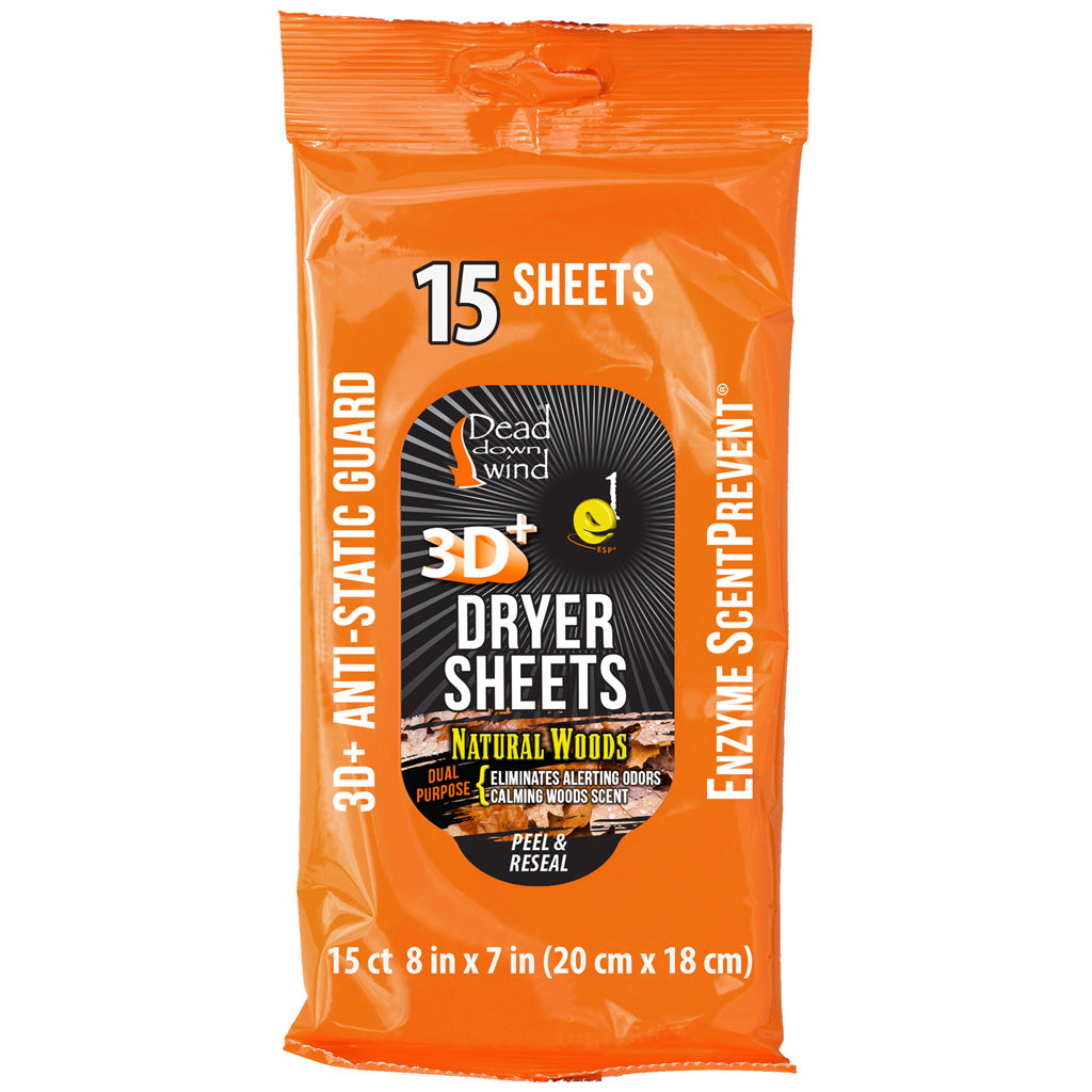 Dead Down Wind Dead Down Wind Dryer Sheets Natural Woods 15 pk. - Archery & Outdoor Gear - DropShot Archery