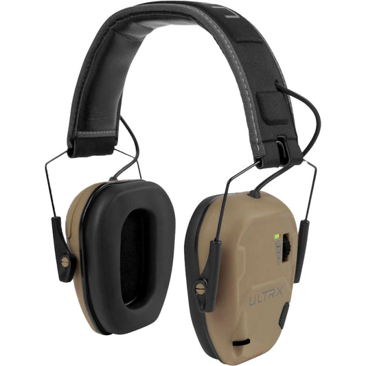 Allen Ultrx Bionic Electronic Earmuff Fde - Archery & Outdoor Gear - DropShot Archery