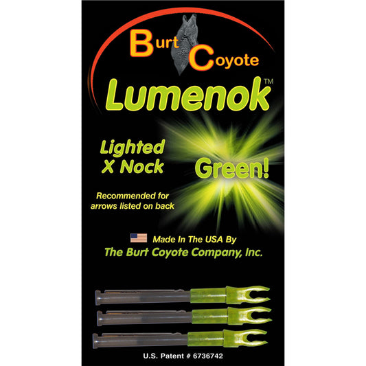Lumenok Lumenok Lighted Nocks Green X 3 pk. - Imported Draft - DropShot Archery