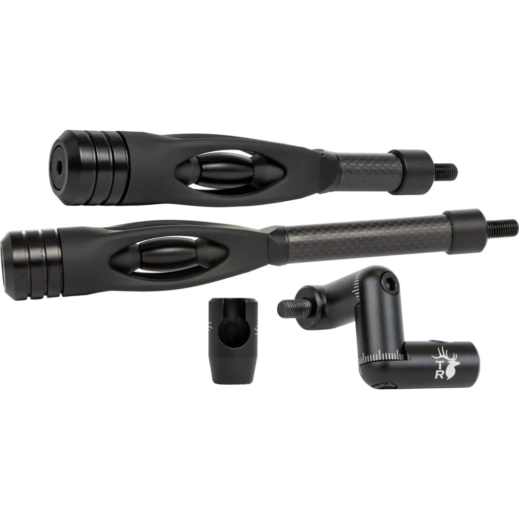 Trophy Ridge Trophy Ridge Seismic Stabilizer Combo 8.6 Black 8 In./6 In. - Archery Accessories - DropShot Archery