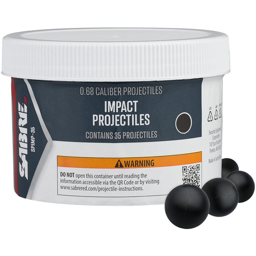 Sabre Sabre Impact 0.68 Caliber Projectile 35ct - Archery & Outdoor Gear - DropShot Archery