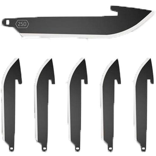 Outdoor Edge Outdoor Edge Drop Point Replacement Blades Black 2.2 In. 6 pk. - Archery & Outdoor Gear - DropShot Archery