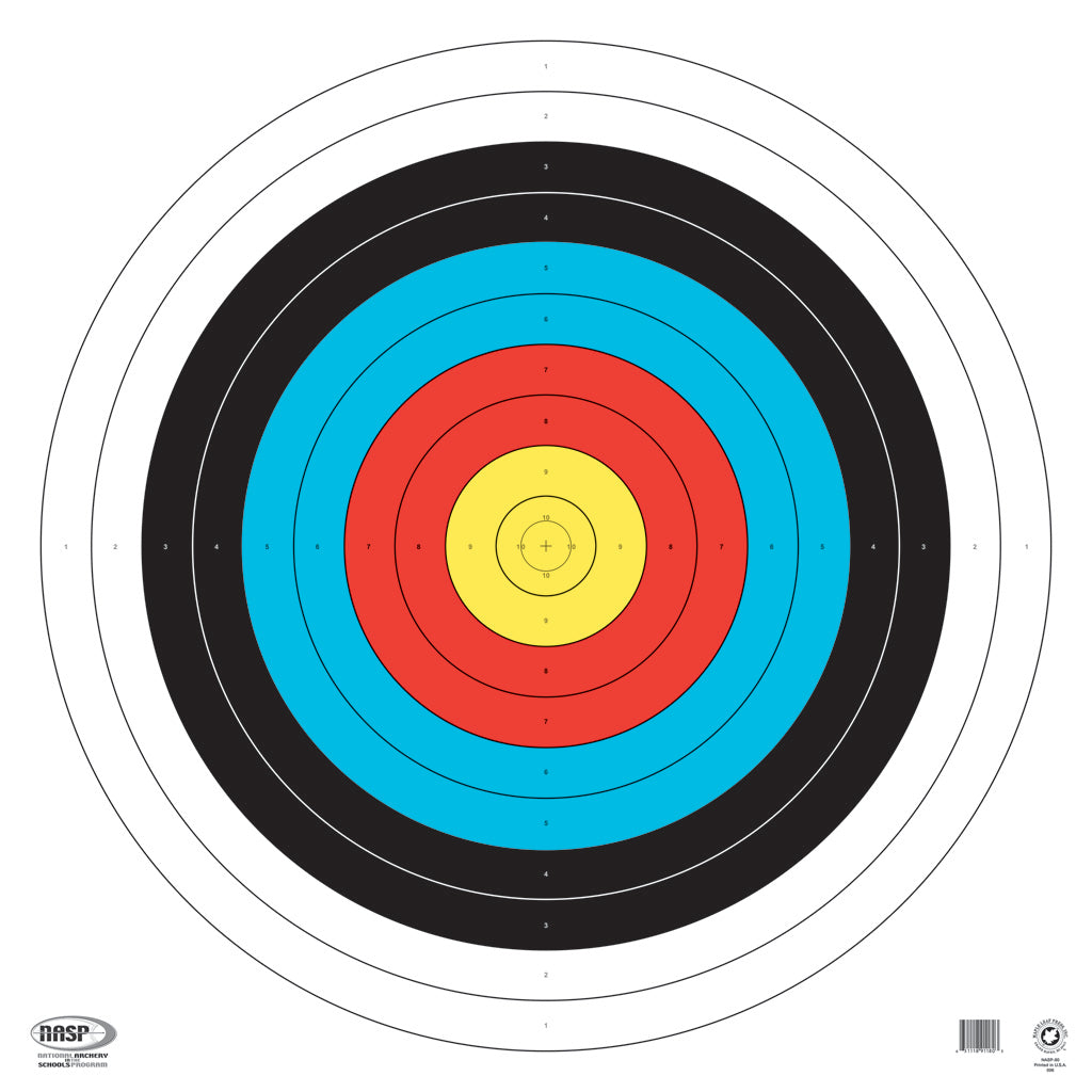 Maple Leaf Press Maple Leaf Nasp Target 80 Cm. 25 pk. Tag Weight - Archery & Outdoor Gear - DropShot Archery