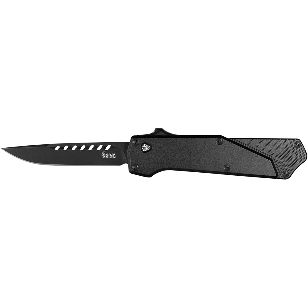 Southern Grind Southern Grind Arachnid Otf Knife 3.2 In Drop Point Black W/black - Archery & Outdoor Gear - DropShot Archery