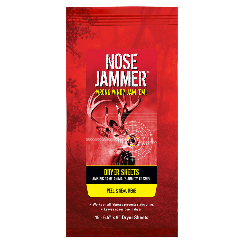 Nose Jammer Nose Jammer Dryer Sheets 15 pk. - Archery & Outdoor Gear - DropShot Archery
