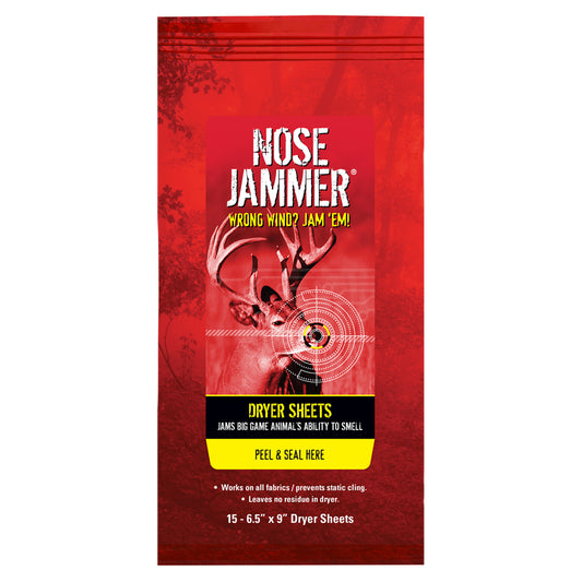 Nose Jammer Nose Jammer Dryer Sheets 15 pk. - Archery & Outdoor Gear - DropShot Archery