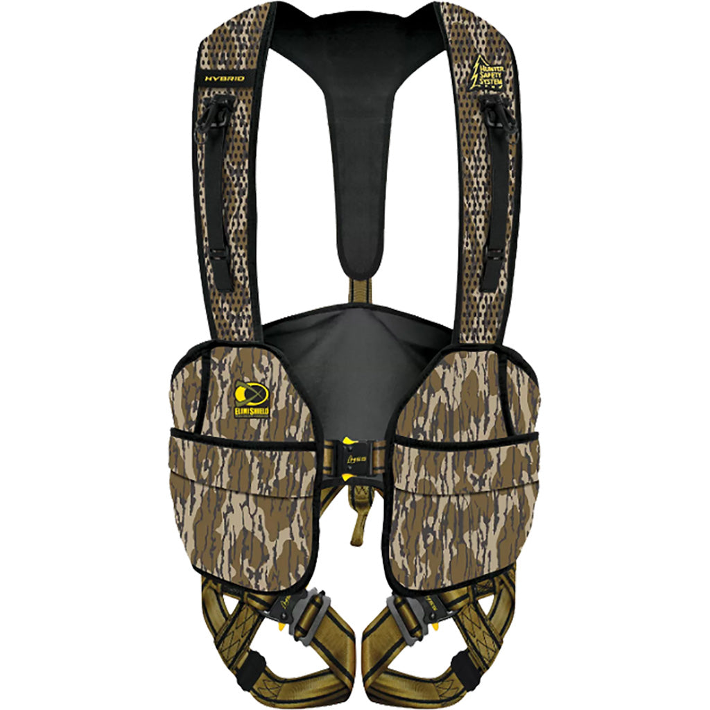 Hunter Safety System Hunter Safety System Hybrid Harness W/elimishield Mossy Oak Bottomland Large/x-large - Outdoor Gear - DropShot Archery