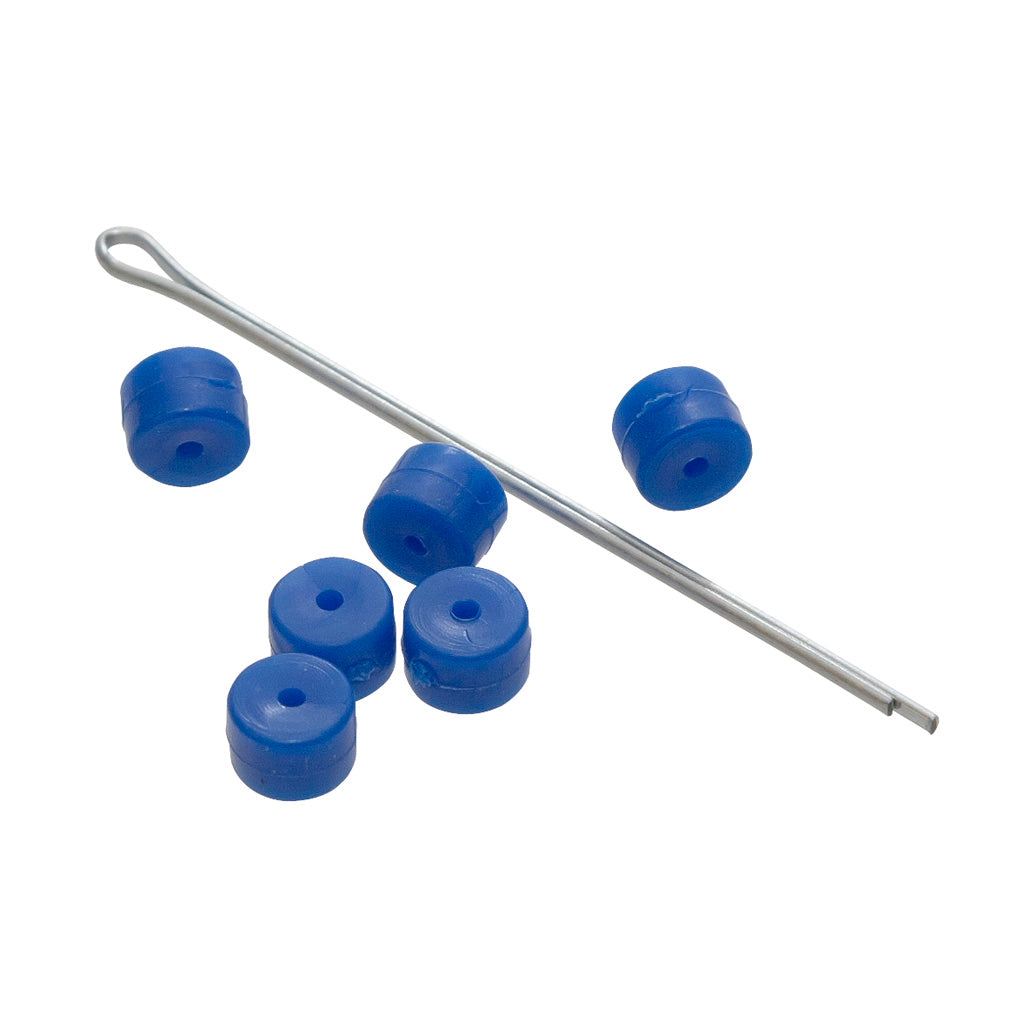 October Mountain October Mountain Turbo Button 2.0 Blue 5 pk. - Imported Draft - DropShot Archery