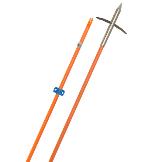 Fin-Finder Fin Finder Raider Pro Bowfishing Arrow Orange With The Kraken Point - Arrows & Bolts - DropShot Archery