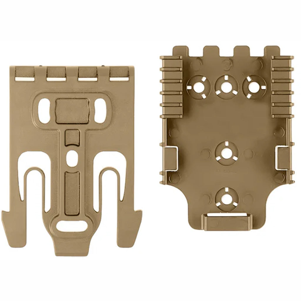 Safariland Safariland Quick2 Locking System Kit Fork & Receiver Flat Dark Earth Brown - Archery & Outdoor Gear - DropShot Archery