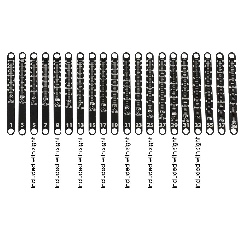 Axcel Axcel Achieve Xp Metal Sight Tape Scale #23 And #24 - Archery & Outdoor Gear - DropShot Archery