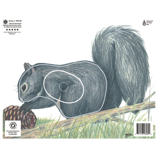Maple Leaf Press Maple Leaf Nfaa Animal Faces Group 4 Squirrel - Outdoor Gear - DropShot Archery