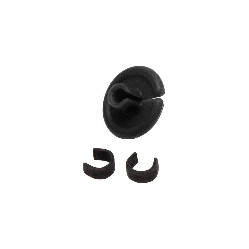 October Mountain October Mountain String Love 2.0 Kisser Button Black 1 pk. - Imported Draft - DropShot Archery