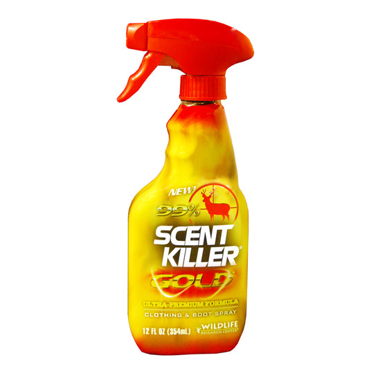 Wildlife Research Wildlife Research Scent Killer Spray Gold 12 Oz. - Scents & Attractants - DropShot Archery