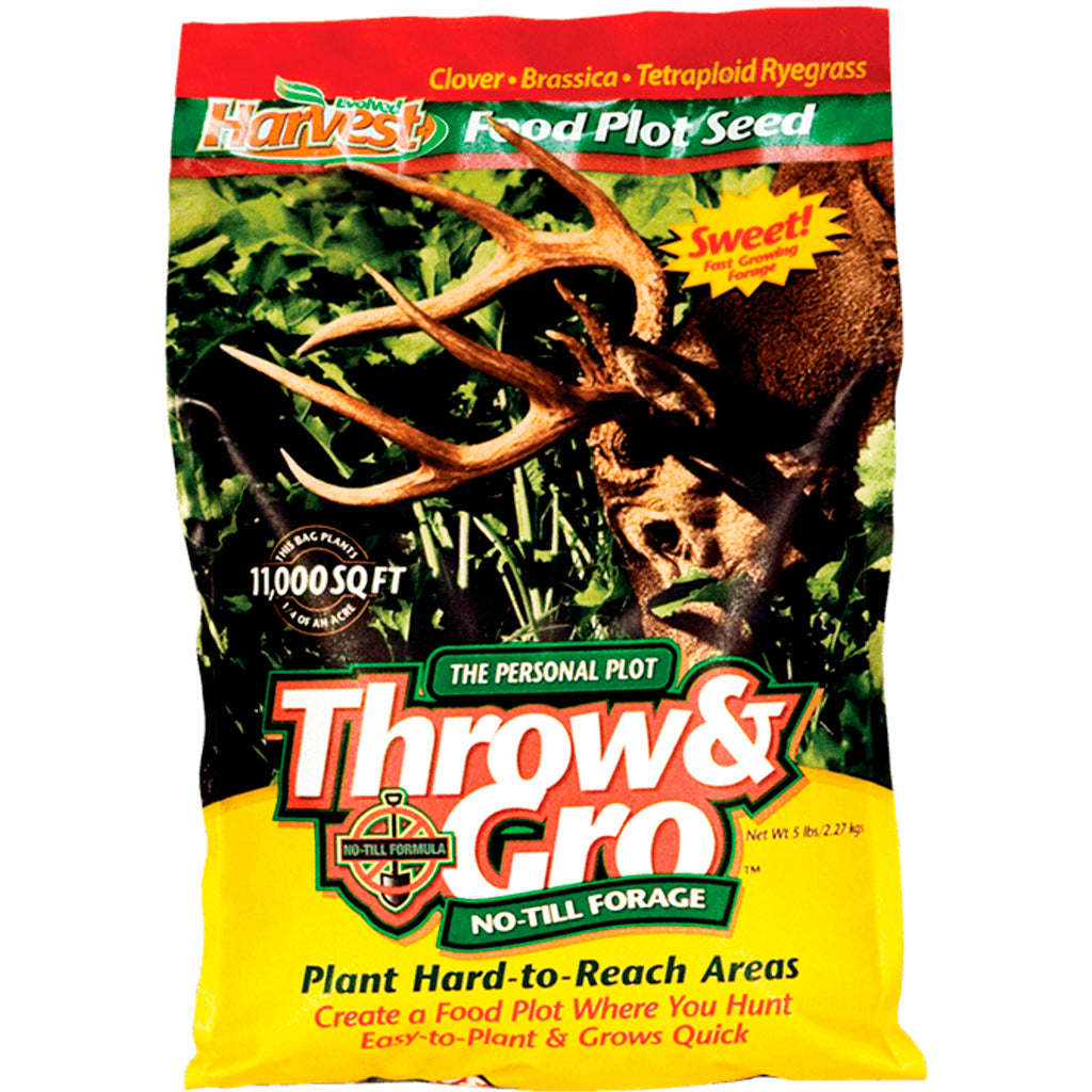 Evolved Habitats Evolved Throw & Gro Seed W/ Clover 5 Lb. - Archery & Outdoor Gear - DropShot Archery