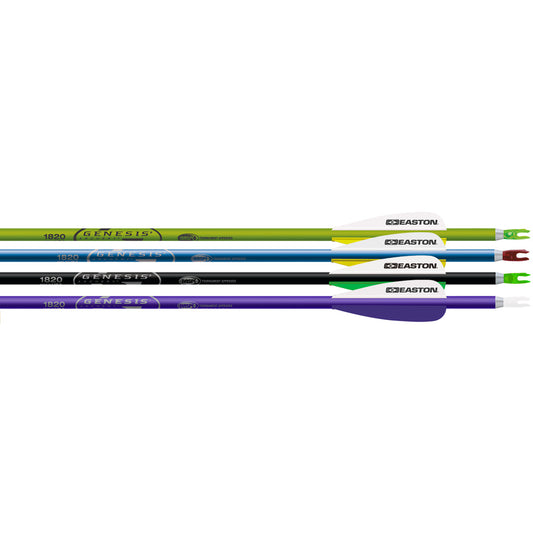 Easton Easton Genesis Arrows Various Colors 1820 3 in. Vanes 72 pk. - Imported Draft - DropShot Archery