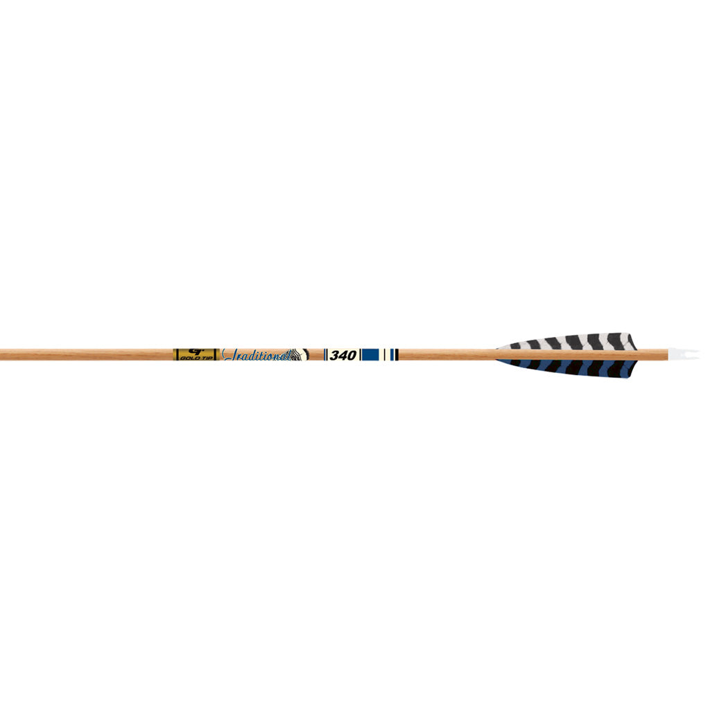 Gold Tip Gold Tip Traditional XT Arrows 500 5 in. Feathers 6 pk. - Imported Draft - DropShot Archery
