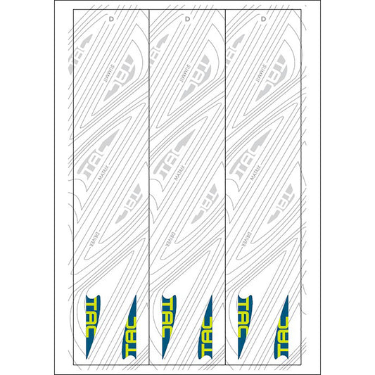 Tac Vanes Arrow Specific Wraps White Size D 4.675 13 pk.