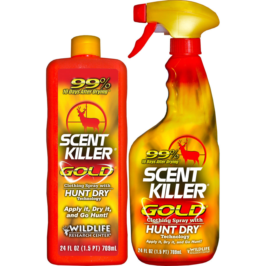 Wildlife Research Wildlife Research Scent Killer Spray Gold Combo 24 oz. 2 pk. - Imported Draft - DropShot Archery