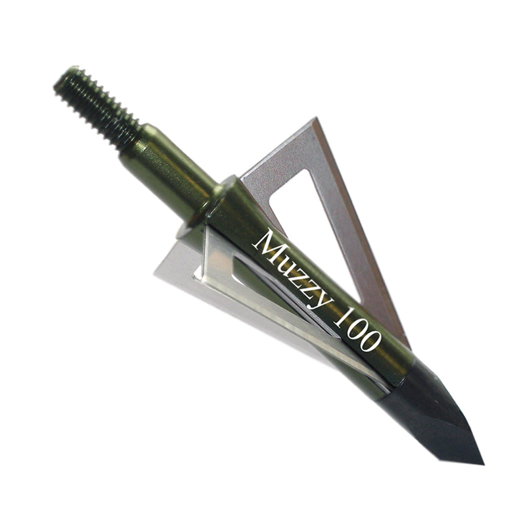 Muzzy Muzzy Screw-in Broadheads 3 Blade 100 Gr. 6 pk. - Broadheads - DropShot Archery