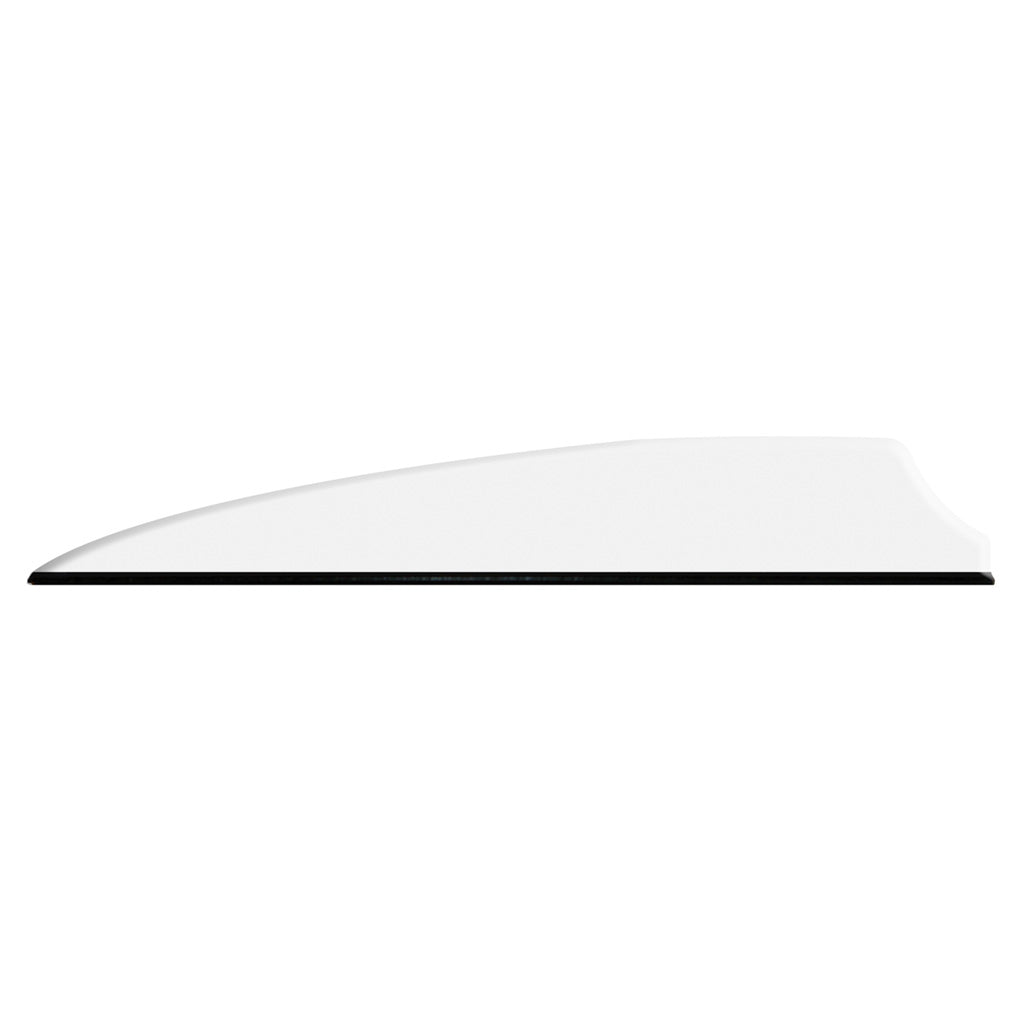 Q2i Q2i Fusion X-II Vanes White 3 in. 100 pk. - Imported Draft - DropShot Archery