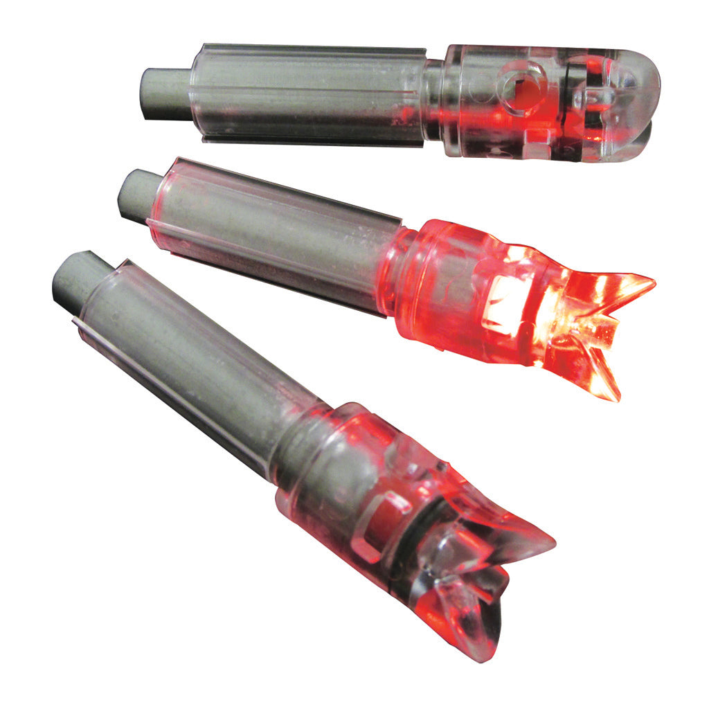 GWS GWS Lighted Crossbow Nocks Red 3 pk. - Imported Draft - DropShot Archery