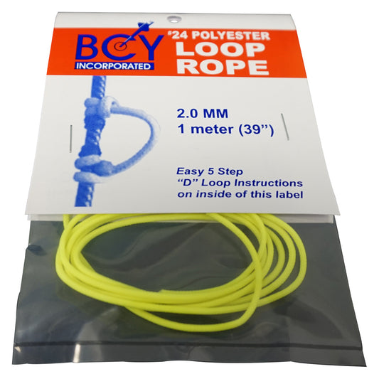BCY BCY 24 D-Loop Material Neon Yellow 1m - Imported Draft - DropShot Archery