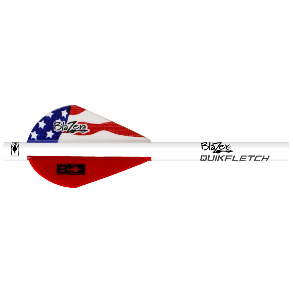 Bohning Bohning Blazer Quikfletch American Flag 6 pk. - Archery & Outdoor Gear - DropShot Archery