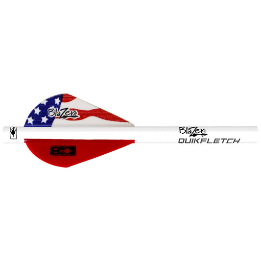 Bohning Bohning Blazer Quikfletch American Flag 6 pk. - Archery & Outdoor Gear - DropShot Archery