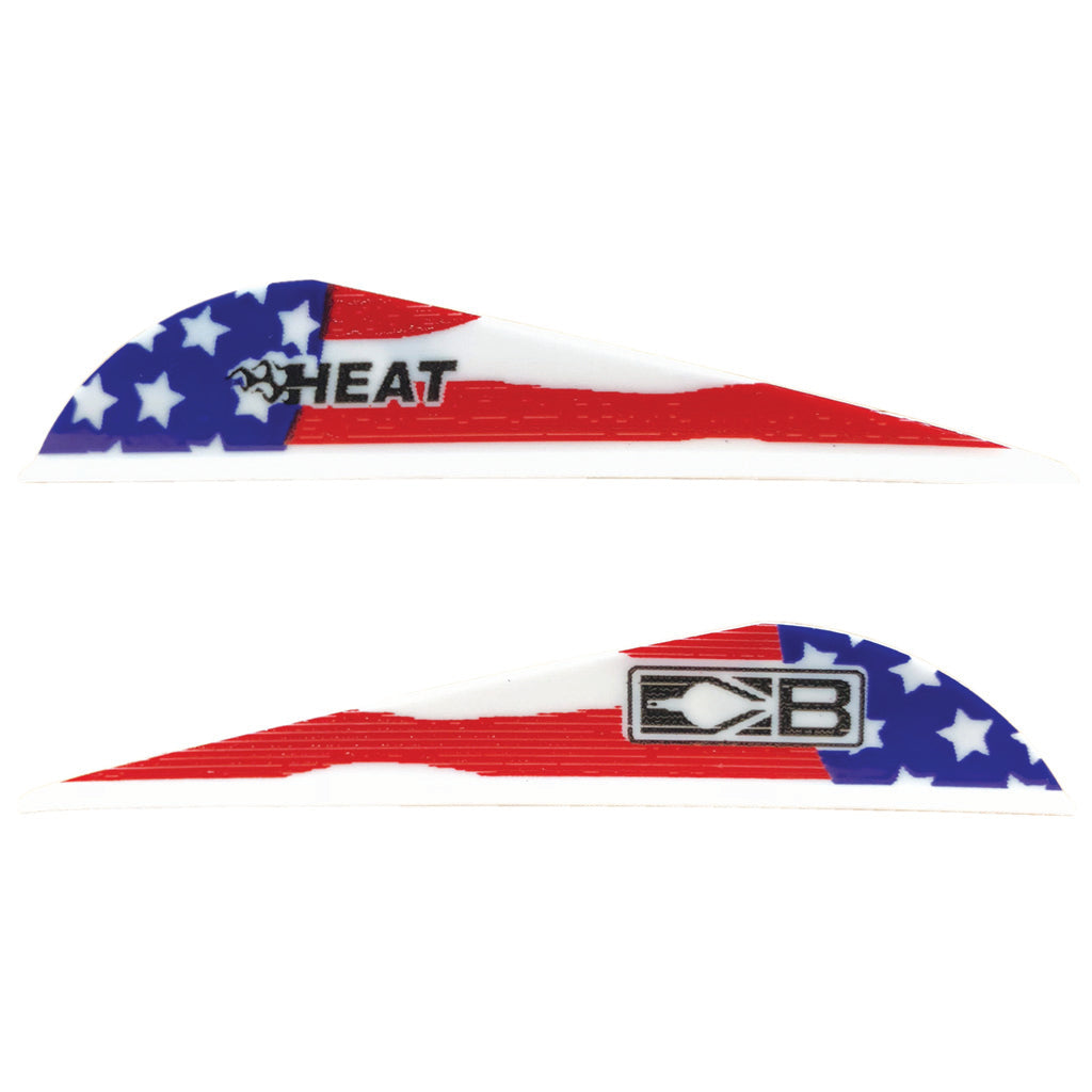 Bohning Bohning Heat Vanes American Flag 36 pk. - Archery & Outdoor Gear - DropShot Archery