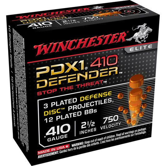 Winchester Winchester PDX1 Defender Load 410 ga. 2.5 in. 3DD/12BB Shot 10 rd. - Imported Draft - DropShot Archery