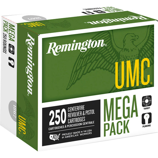 Remington Remington UMC Handgun Ammo 40 S&W 180 gr. FMJ 250 rd. - Imported Draft - DropShot Archery