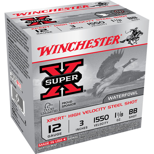 Winchester Winchester Super-X Xpert Hi-Velocity Steel 12 ga. 3 in. 1 1/8 oz. BB Shot 25 rd. - Imported Draft - DropShot Archery