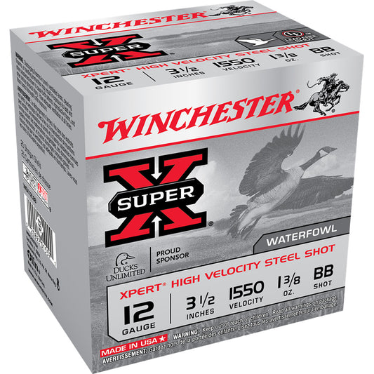 Winchester Winchester Super-X Xpert Hi-Velocity Steel 12 ga. 3.5 in. 1 3/8 oz. BB Shot 25 rd. - Imported Draft - DropShot Archery
