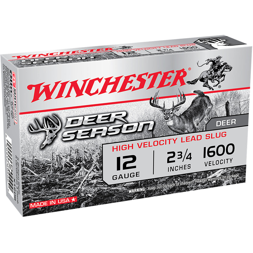 Winchester Winchester Deer Season High Velocity Slug 12 ga. 2.75 in. 1 1/8 oz. 5 rd. - Imported Draft - DropShot Archery