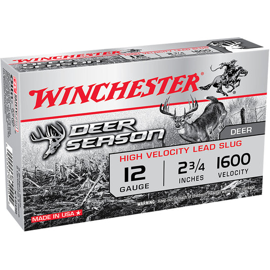 Winchester Winchester Deer Season High Velocity Slug 12 ga. 2.75 in. 1 1/8 oz. 5 rd. - Imported Draft - DropShot Archery