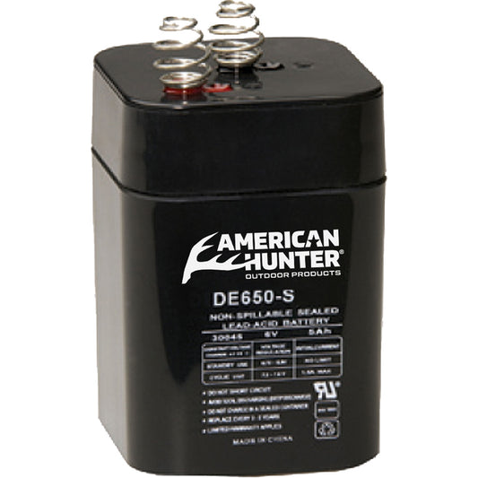 American Hunter American Hunter Rechargeable Battery 6v Spring Top - Archery & Outdoor Gear - DropShot Archery