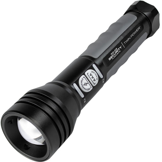 Police Security Flashlights Police Security Twin Power Flashlight 600 Lumen - Archery & Outdoor Gear - DropShot Archery