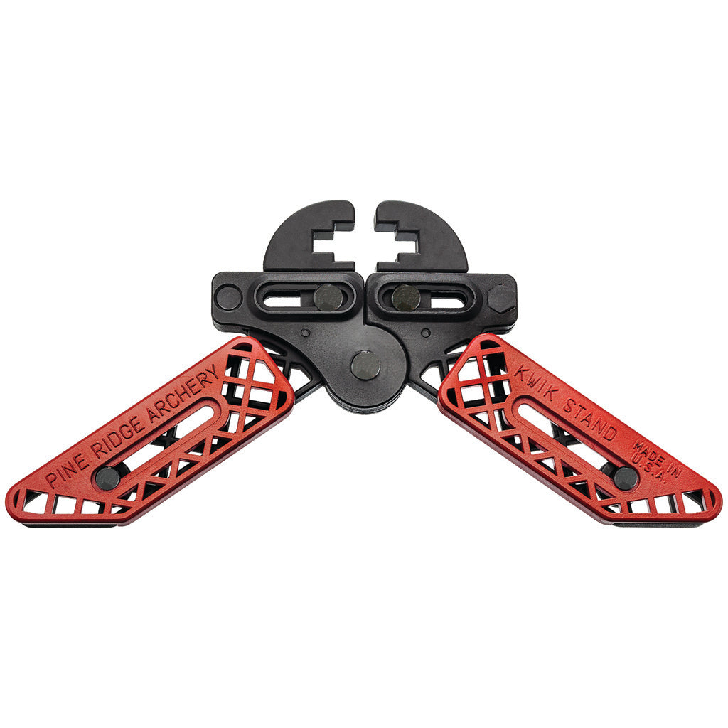 Pine Ridge Pine Ridge Kwik Stand Bow Support Red/Black - Imported Draft - DropShot Archery