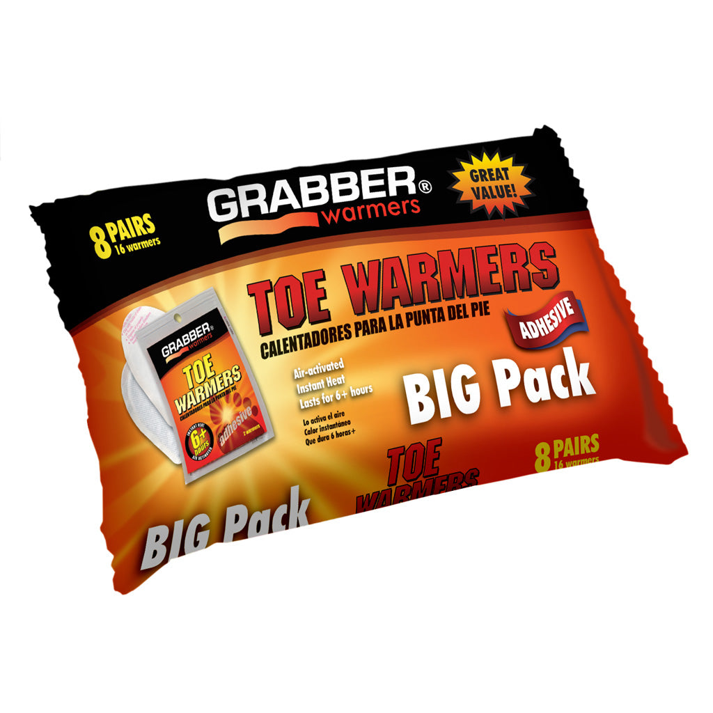 Grabber Grabber Toe Warmers 8 Pr. 8 pk. - Outdoor Gear - DropShot Archery