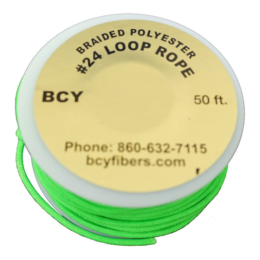 Bcy Bcy 24 D-loop Material Neon Green 50 Ft. - Archery & Outdoor Gear - DropShot Archery