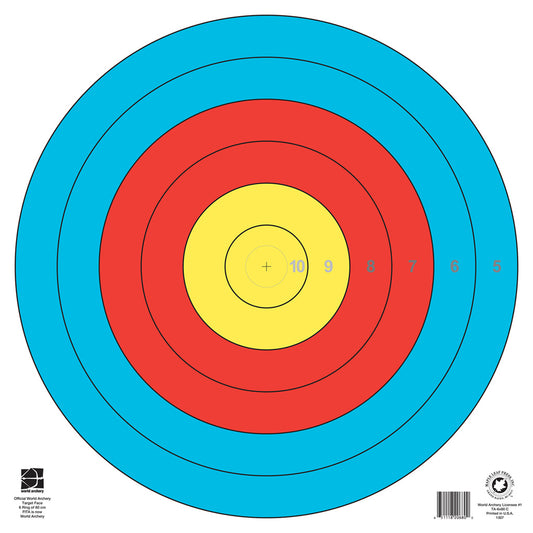 Maple Leaf Press Maple Leaf Target Face Fita 6-ring 80 Cm. 1 pk. - Outdoor Gear - DropShot Archery